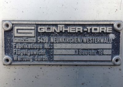 Keller Tor-Systeme Günther Tore Originalteile aller Generationen, mit Typenschild finden wir das passende Teil